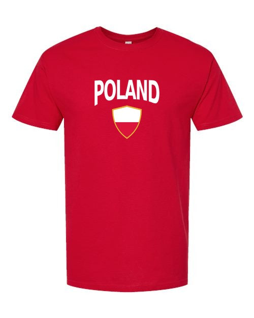 Poland Arched Crest Soccer Tee — NYC Factory