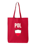 Poland Soccer Tote Bag — National Crest Badge | NYC Factory