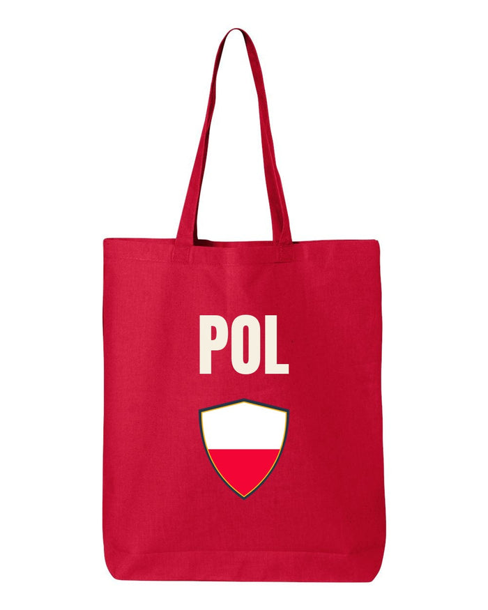 Poland Soccer Tote Bag — National Crest Badge | NYC Factory