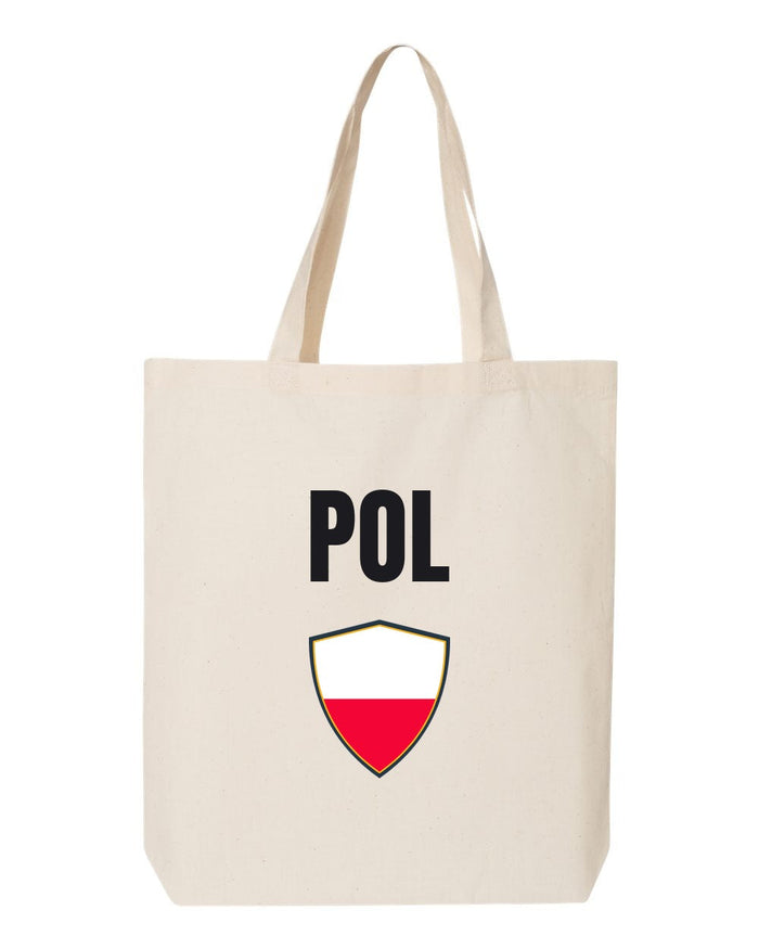Poland Soccer Tote Bag — National Crest Badge | NYC Factory