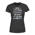 Apparel XS / Black Personalized Shirt - Police Mom - Not Just A Police Officer - My Son - Standard Women's T-shirt - DSAPP