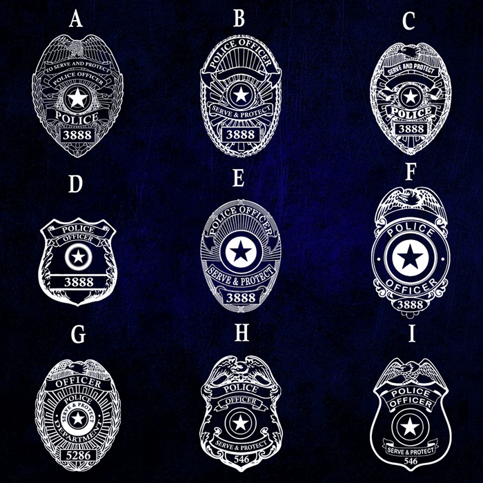 Canvas Prints Personalized Canvas - Police x Nurse - Police Badge And Nurse Symbol Flag