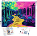 Psychedelic Forest of Neon Dreams
