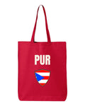 Puerto Rico Soccer Tote Bag — National Crest Badge | NYC Factory