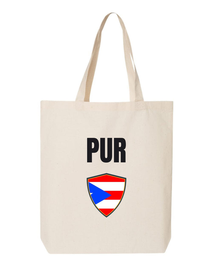 Puerto Rico Soccer Tote Bag — National Crest Badge | NYC Factory