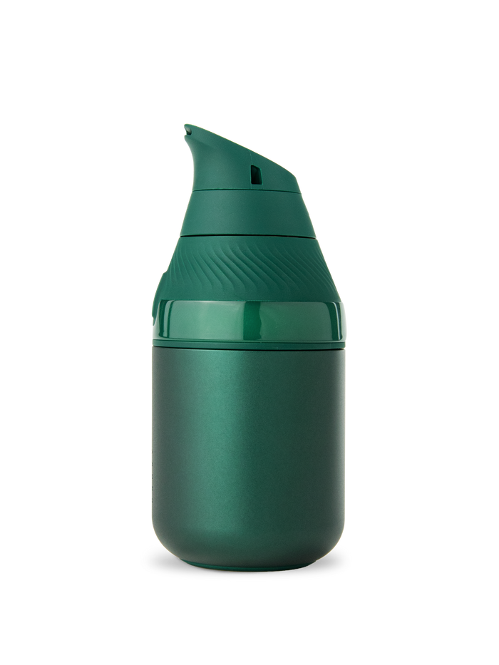 Left side view of Pine Puffco Proxy Core vaporizer with sloped mouthpiece and compact silhouette