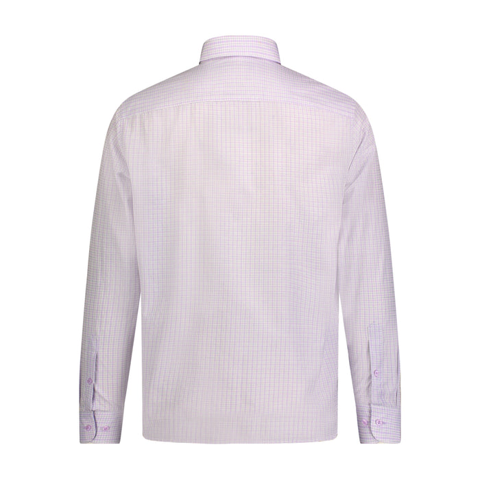Purple Check Long Sleeve Shirt