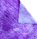 Purple Tiger Fuzzy Synthetic Fabric