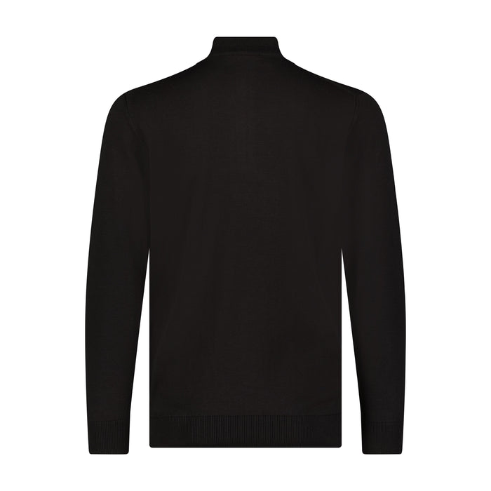 Quarter Zip Multi Panel Sweater