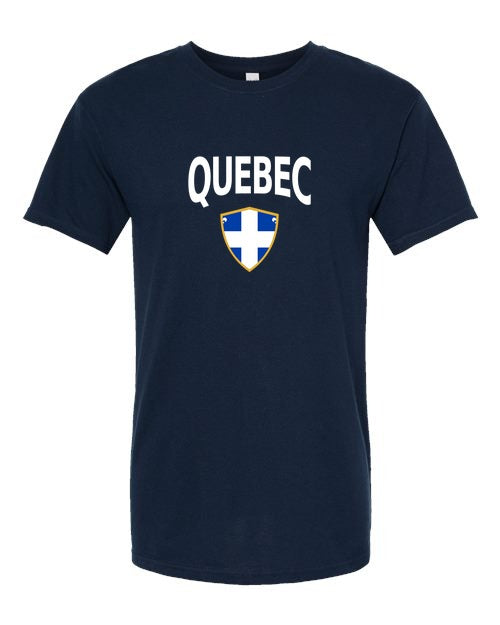 Quebec Arched Crest Soccer Tee — NYC Factory