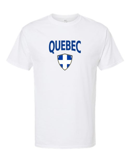 Quebec Arched Crest Soccer Tee — NYC Factory
