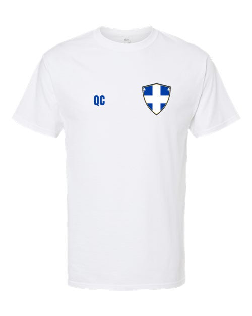 Quebec Soccer Tee — Retro National Crest | NYC Factory