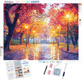 Radiant Path Through Autumn Dreams