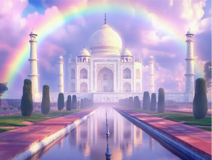 Rainbow Over the Taj Mahal