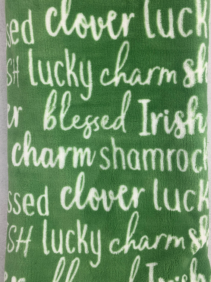 Saint Patrick’s Day Irish Sayings Throw Blanket