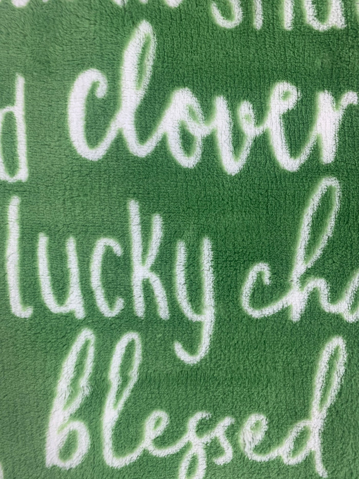 Saint Patrick’s Day Irish Sayings Throw Blanket