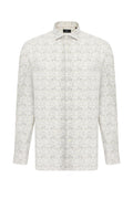 Sand Geo Swirl Print Shirt