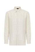 Sand Linen Long Sleeve Shirt