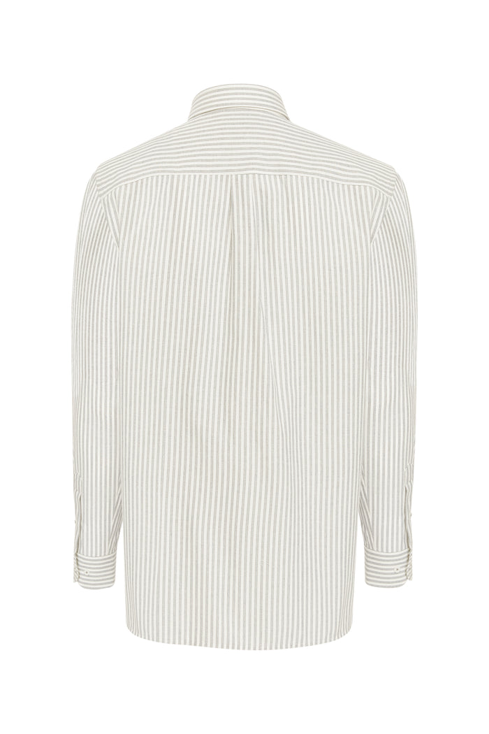 Sand Stripe Long Sleeve Shirt