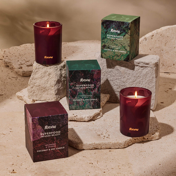 Scented Soy Candle (Pomegranate & Acai)