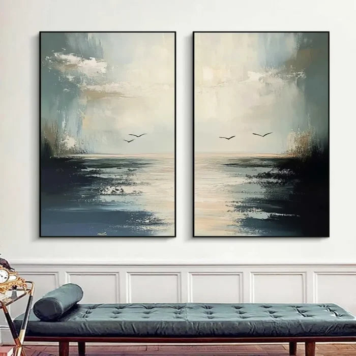 Sea & Sky Abstract Wall Art #MS129
