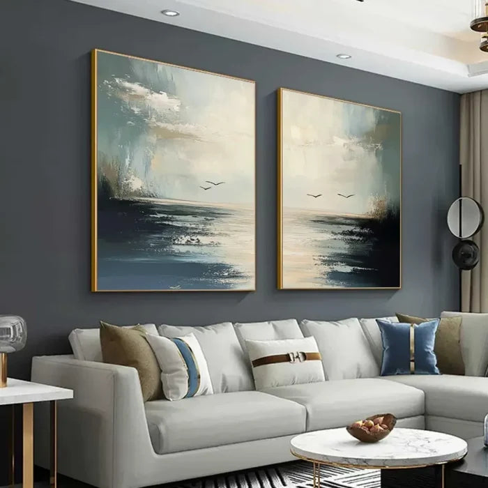 Sea & Sky Abstract Wall Art #MS129