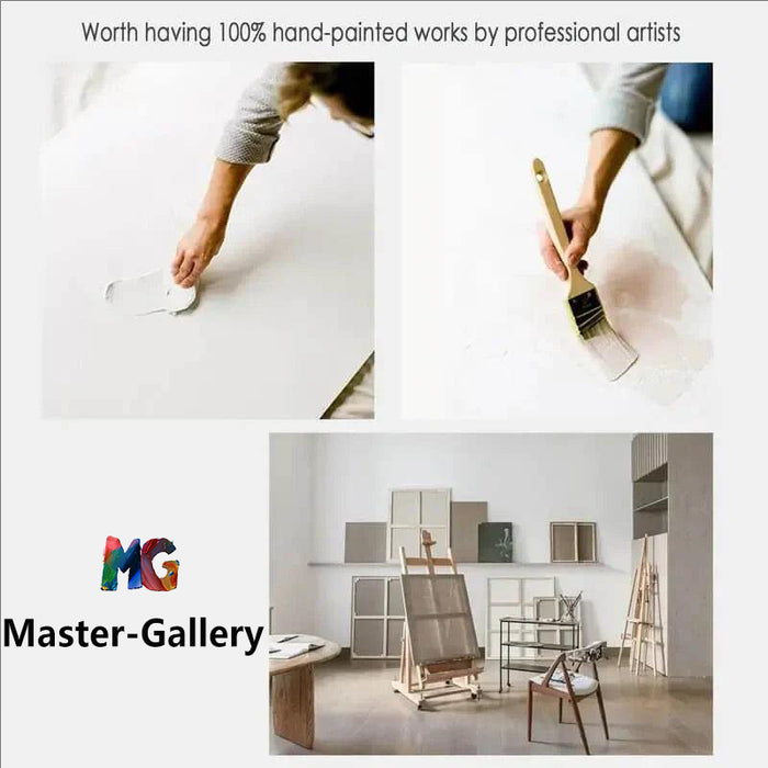 Seascape and Snowy Peak Painting #SP019