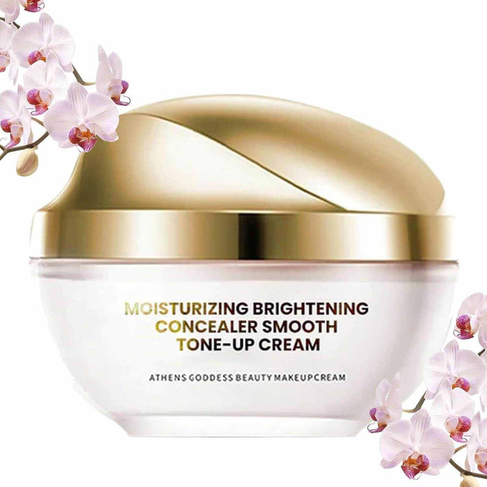 Crème hydratante pour la peau de la marque Skin Care Lazy, texture douce et crème pour soin de la peau.