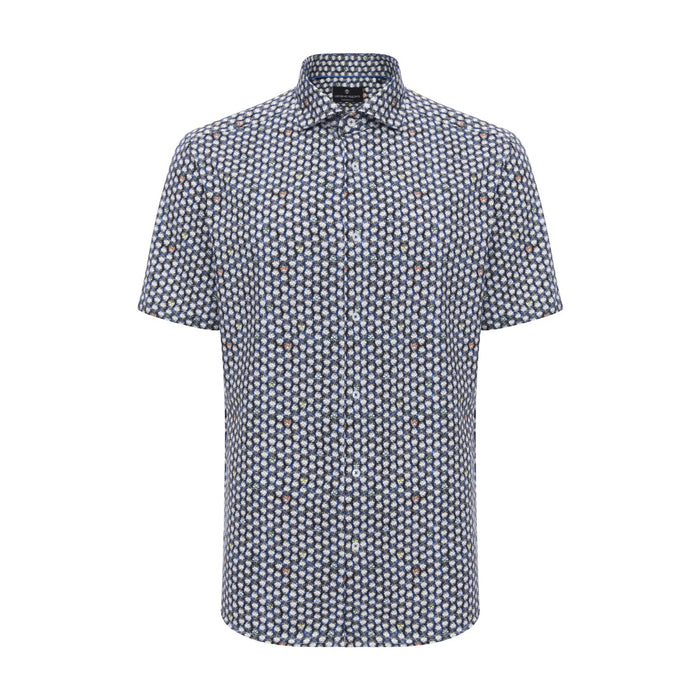 Skulls with Sunglasses Short Sleeve Shirt