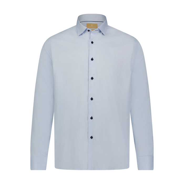 Sky Blue Knit Long Sleeve Shirt