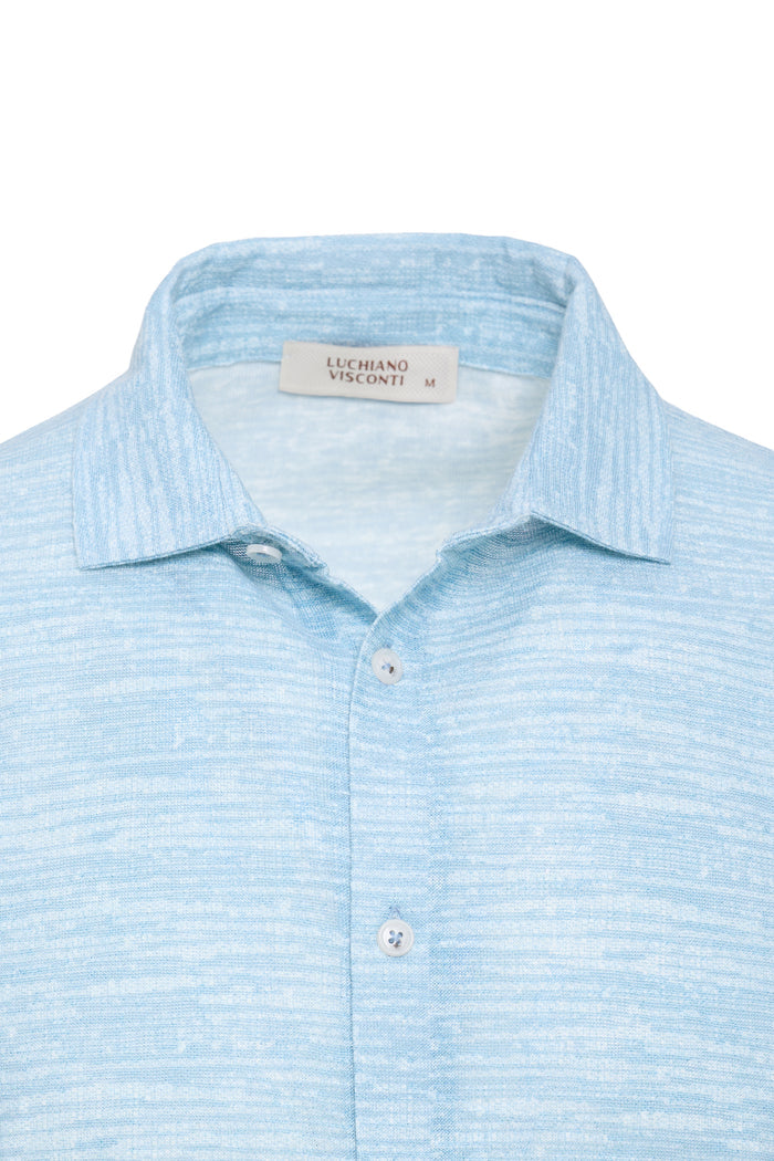 Sky Como Knit Shirt