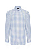 Checkered shirt on a white background