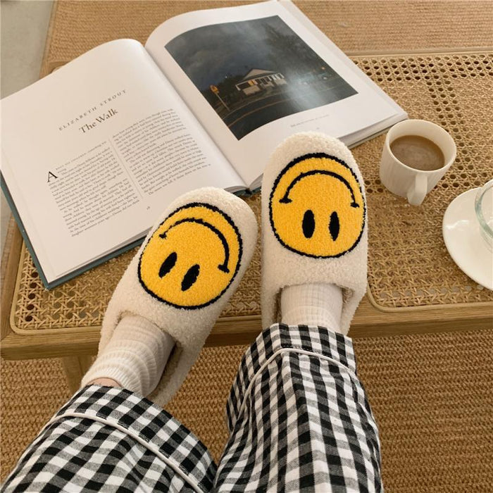 Smiley slippers