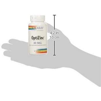 Solaray OptiZinc 30mg 60 VegCaps - The Oasis of Health