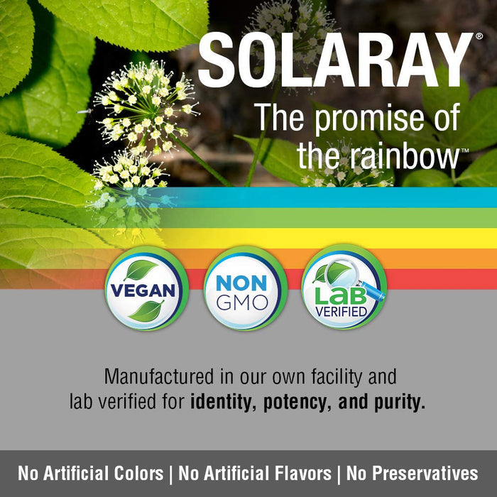SOLARAY Sarsaparilla Root, Veg Cap (Btl - Plastic) 450mg 100ct - The Oasis of Health