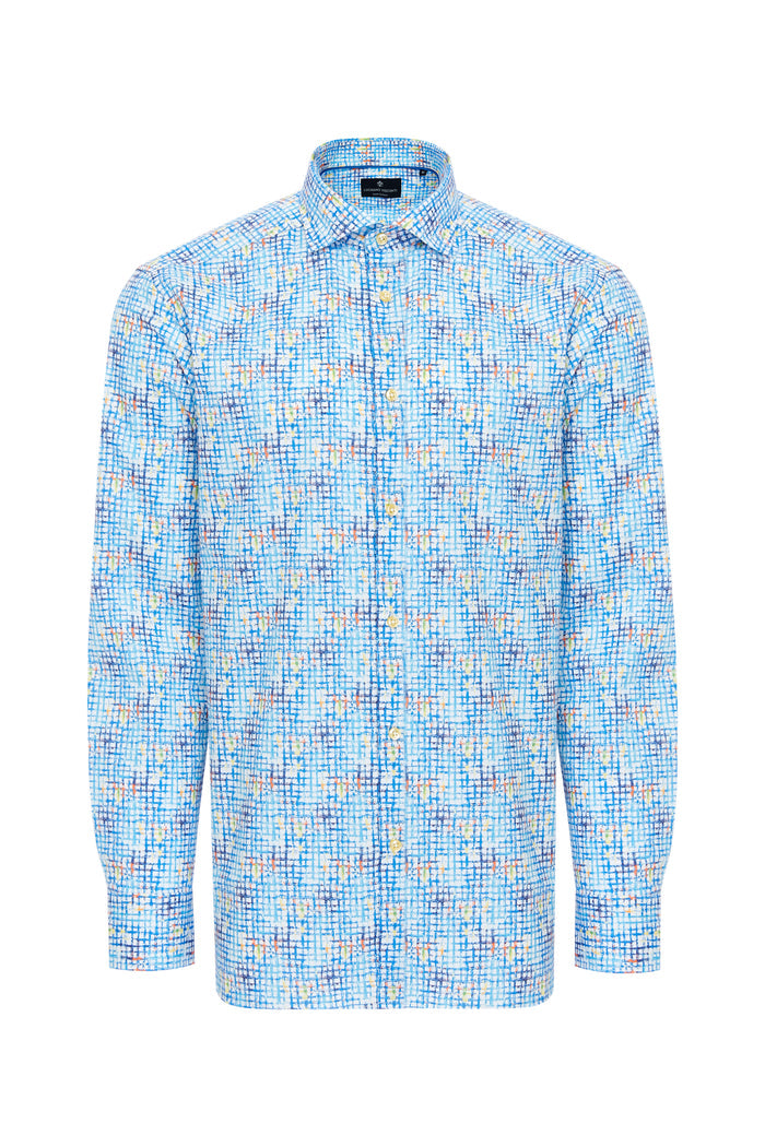 Splash of Color Print Shirt