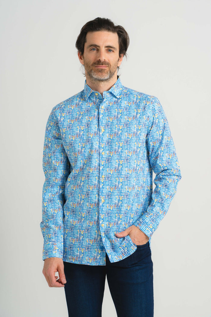 Splash of Color Print Shirt