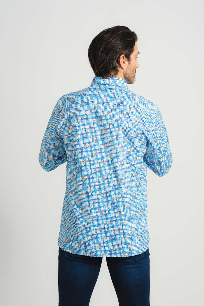 Splash of Color Print Shirt
