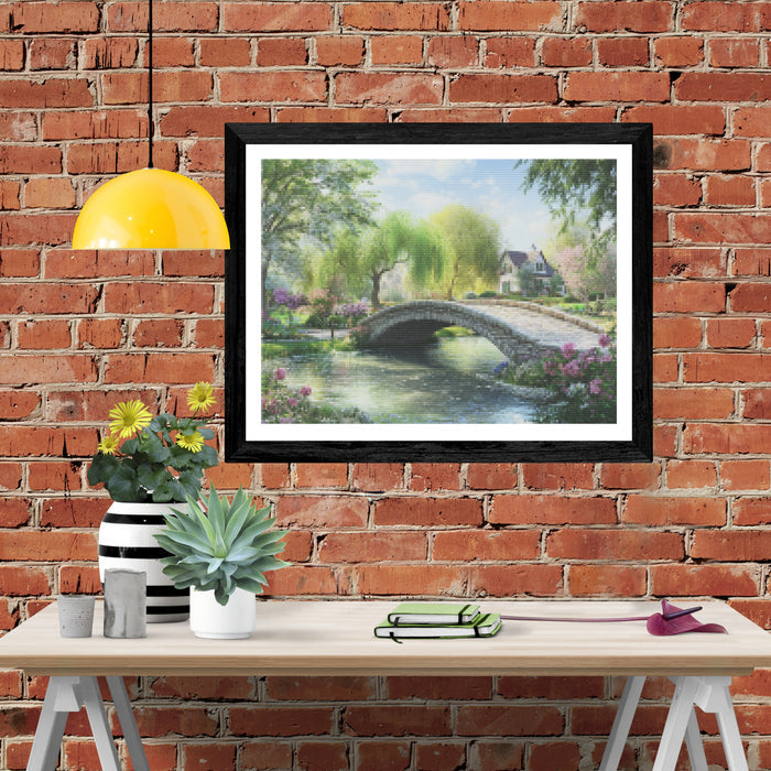 Springtime Bridge Over Willow Creek