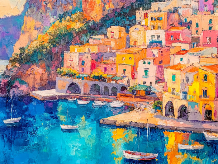 Sunset Glow in the Amalfi Coast