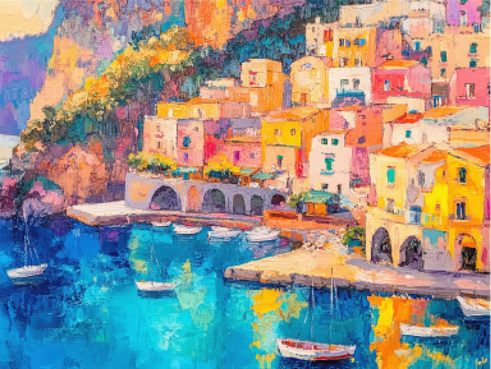 Sunset Glow in the Amalfi Coast