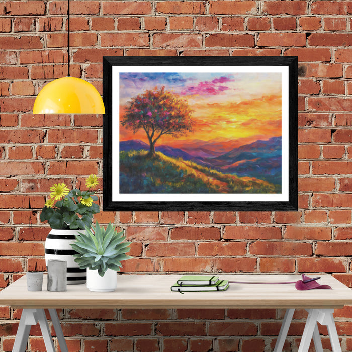 Sunset Serenade in the Countryside
