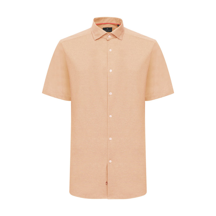 Tangerine Piacere Knit Short Sleeve Shirt