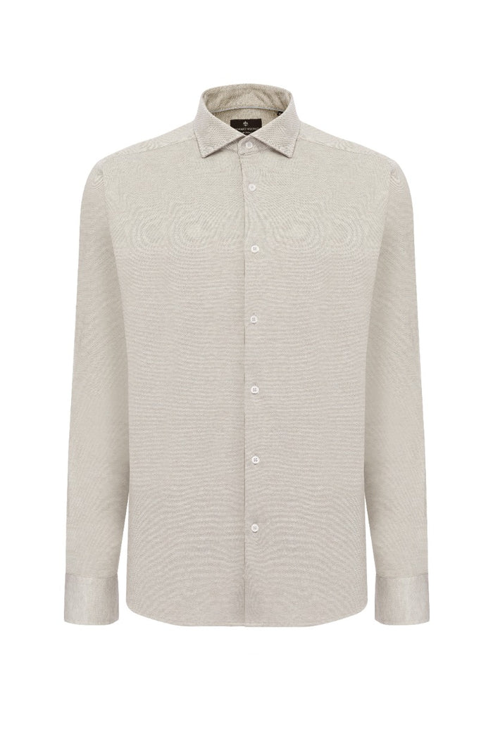 Taupe Azienda Knit Shirt