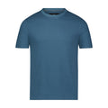 Teal Stretch Rib Seer Sucker Tee
