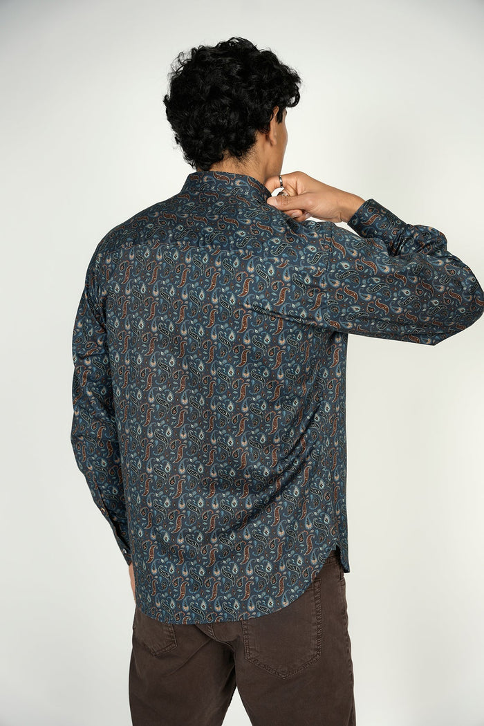 Teal with Paisley Pattern Signature Collection (Big & Tall)