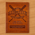 "The Ballpark Bucket List" Guidebook and Journal by James Buckley Jr.