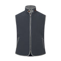 The Diamond-Quilted Heritage Vest in Charcoal
