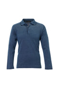 The Dual-Tone Sartorial Melange Indigo Polo