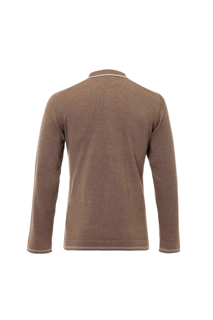 The Dual-Tone Sartorial Melange Vizon Polo